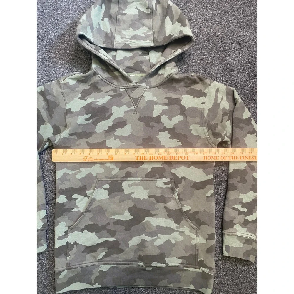 Lululemon‎ All Yours Hoodie Camouflage Green Womens 4 Pullover Fleece Athletic